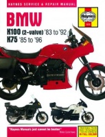 BMW K100 2- ZAWOROWY (1983 - 1992), K75 (1985 - 1996) - INSTRUKCJA NAPRAW HAYNES