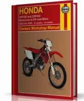 HONDA CRF250 - HONDA CRF450 (2002-2006) - instrukcja napraw Haynes