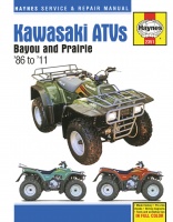 KAWASAKI BAYOU 220/250/300 - KAWASAKI PRAIRIE 300 ATV (1986-2003) - instrukcja napraw Haynes